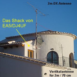 Das Shack in Spanien von auen