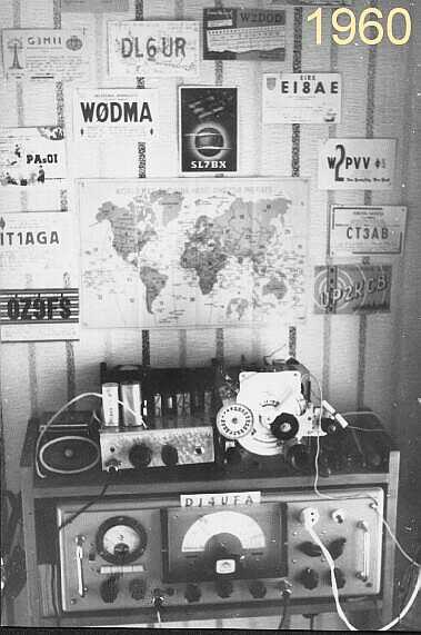 Die Funkstation 1960 auf meiner Studentenbude in Aachen